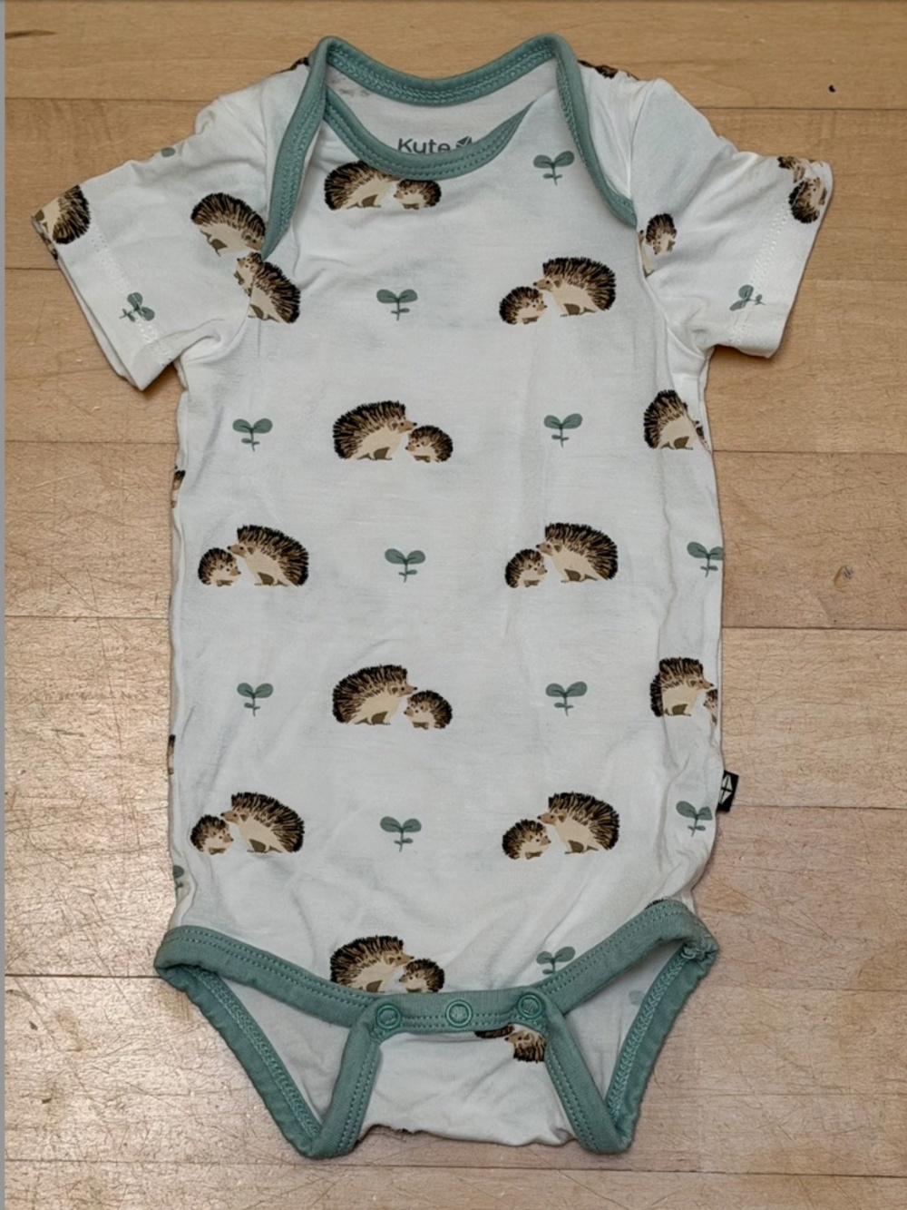 Kyte BABY Onesie Hedgehog Print 0-3M NWOT
